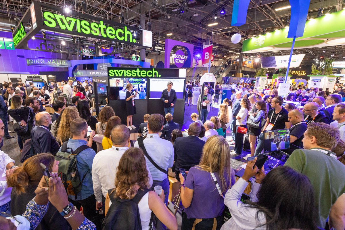 Day 1 at <a href="/VivaTech/">VivaTech</a> was a great start for the #swisstech pavilion! 🎉  

We welcomed many enthusiastic visitors who explored Swiss innovations. The on-stage sessions garnered a large audience and ignitiated captivating discussions!

Stay tuned for more #VivaTech2023 updates!