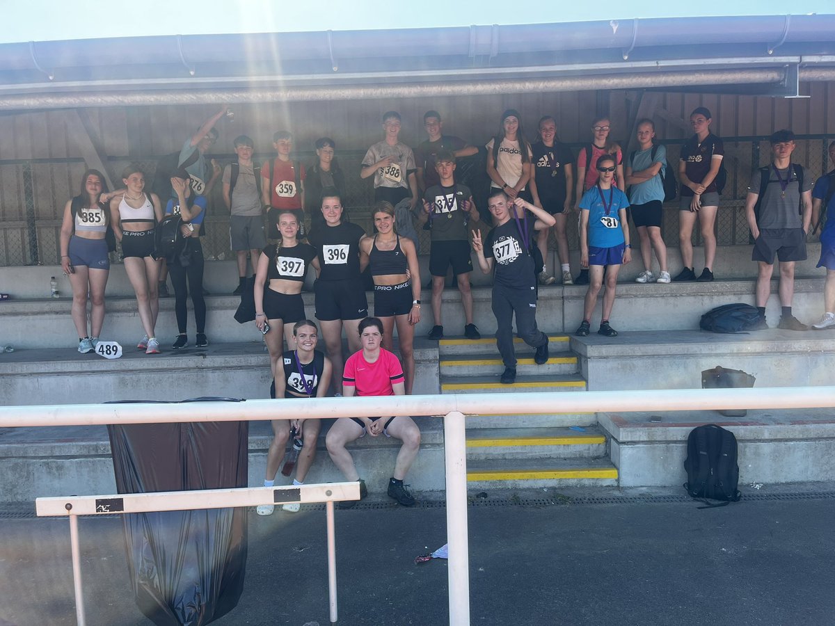 RossHighSport's tweet photo. Well done to all pupils taking part in todays County Games, Some pretty phenomenal athletes on show and some winners from RHS! 🏃🏻‍♂️ 🏃‍♀️ 🏅 #ProudToBeRoss @RossHighPE @MrReynoldsRHSHT https://t.co/p3zoLNeYZb