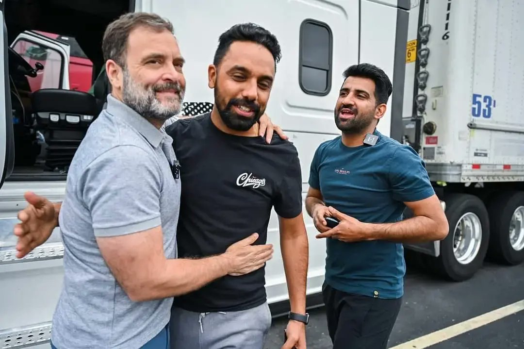 IycBahrain's tweet photo. A memorable Truck Yatra in USA with Taljinder and Ranjeet, two driven Indian Youth.

True potential finds its way. India is sitting on a treasure trove - the nation mustn't miss out!
@srinivasiyc @RahulGandhi @YashChIndia https://t.co/hMgMAQv5UW