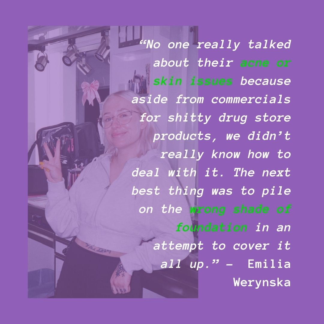 weareskinmag's tweet photo. We’re used to seeing completely spot-free skin on the big screen, but are there more realistic reflections of young people out there? Hollywood makeup artists discuss whether our preoccupation with perfect teenage skin is finally waning. Stay tuned for more on SKiN next week! https://t.co/ZlucDqEEky