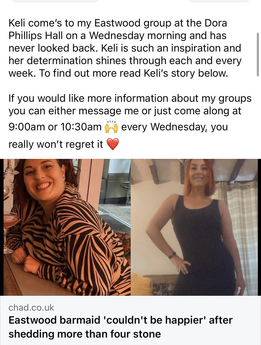 70_tracy's tweet image. Head over to the Eastwood &amp;amp; Kimberley Advertiser to read more about Keli’s slimming world journey
#eastwood #slimmingworld
#slimmingworlduk #loseweight 
#Nottingham #brinsley #bulwell