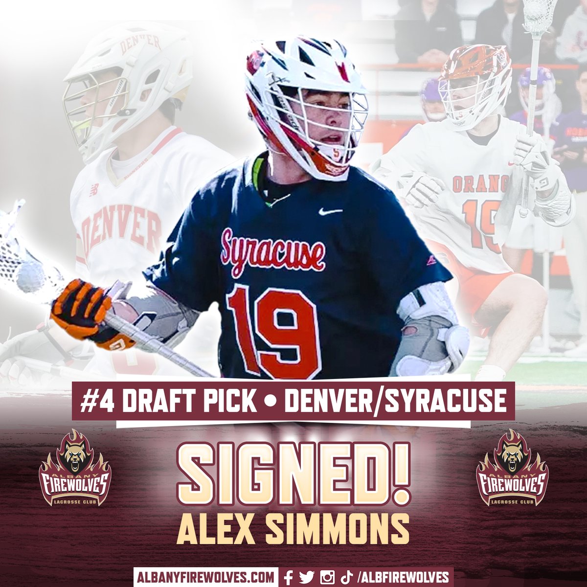 AlbFireWolves's tweet photo. ✔️ We have just signed 2022 number four overall draft pick Alex Simmons to a two-year agreement.  🔥🐺🥍

📝https://t.co/xt7YsZgTod https://t.co/jdS8DLPwUZ