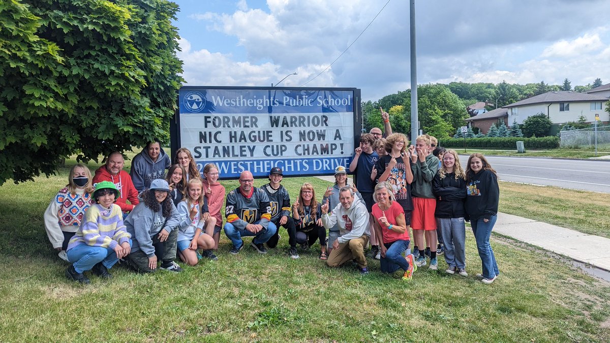 STANLEY CUP CHAMP 🏆 <a href="/nichague14/">Nicolas Hague</a>! We are SO PROUD! <a href="/wrdsb/">Waterloo Region DSB</a> <a href="/CityKitchener/">City of Kitchener</a> <a href="/fhcitrojans/">Forest Heights C.I.</a> <a href="/CTVKitchener/">CTV Kitchener</a> <a href="/berryonline/">Berry Vrbanovic</a> <a href="/570NEWS/">CityNews 570 Kitchener (Inactive)</a>