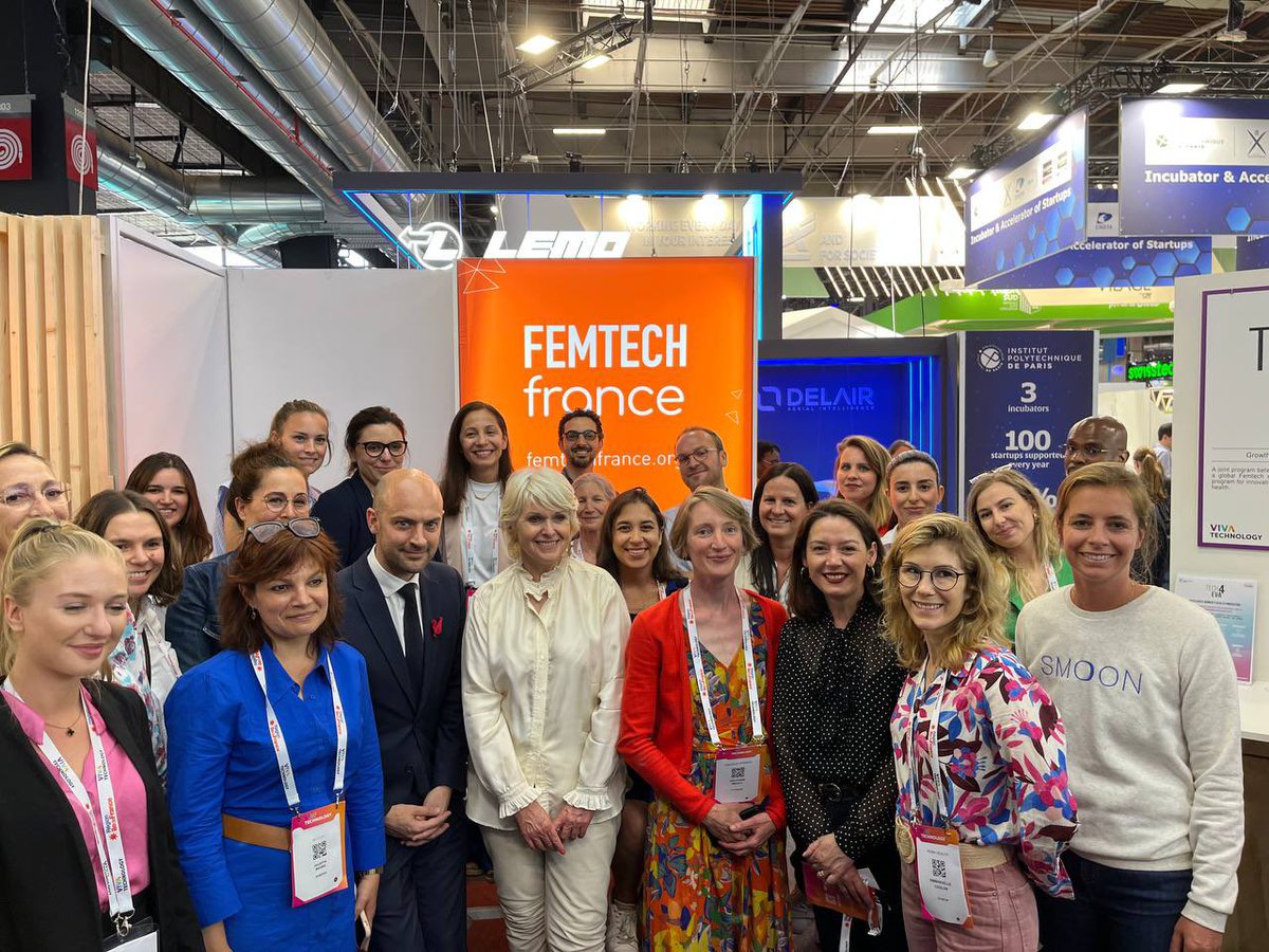 RixainMP's tweet photo. La #FemTech est à l’aune de révolutionner la santé des femmes.
Reste à libérer ce secteur de biais et tabous persistants pour qu’il devienne un marché florissant!

Heureuse d’avoir participé aux côtés de @RomeIsabelle et @jnbarrot à l’inauguration du village #FemTech à @VivaTech https://t.co/ZhgVjhfZWM