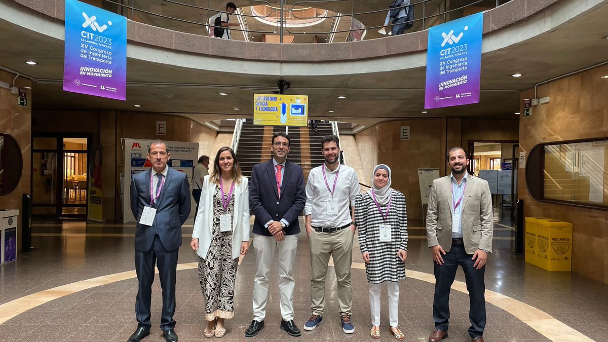 Attending the first day of #CIT2023 #TENERIFE <a href="/tryseUGR/">TRYSE-UGR</a> #Transportation #FIT <a href="/ETSCaminosUGR/">ETS Caminos UGR</a> <a href="/FITransporte/">FITransporte</a>