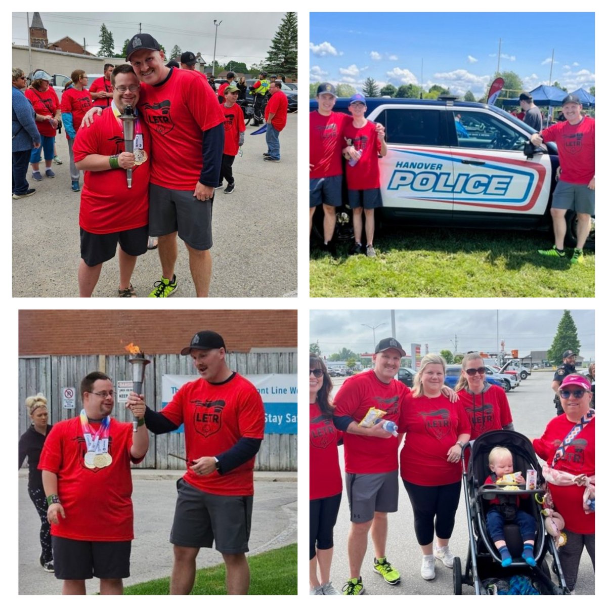 Our Special Olympians, community members and law enforcement teams finished up today's #TorchRun with a #BBQ in Owen Sound.  Best of luck to our Canadian Olympians competing at the world's games in Germany starting on June 17th. #GoCanadaGo #CanadianAthletes #CommunitySpirit