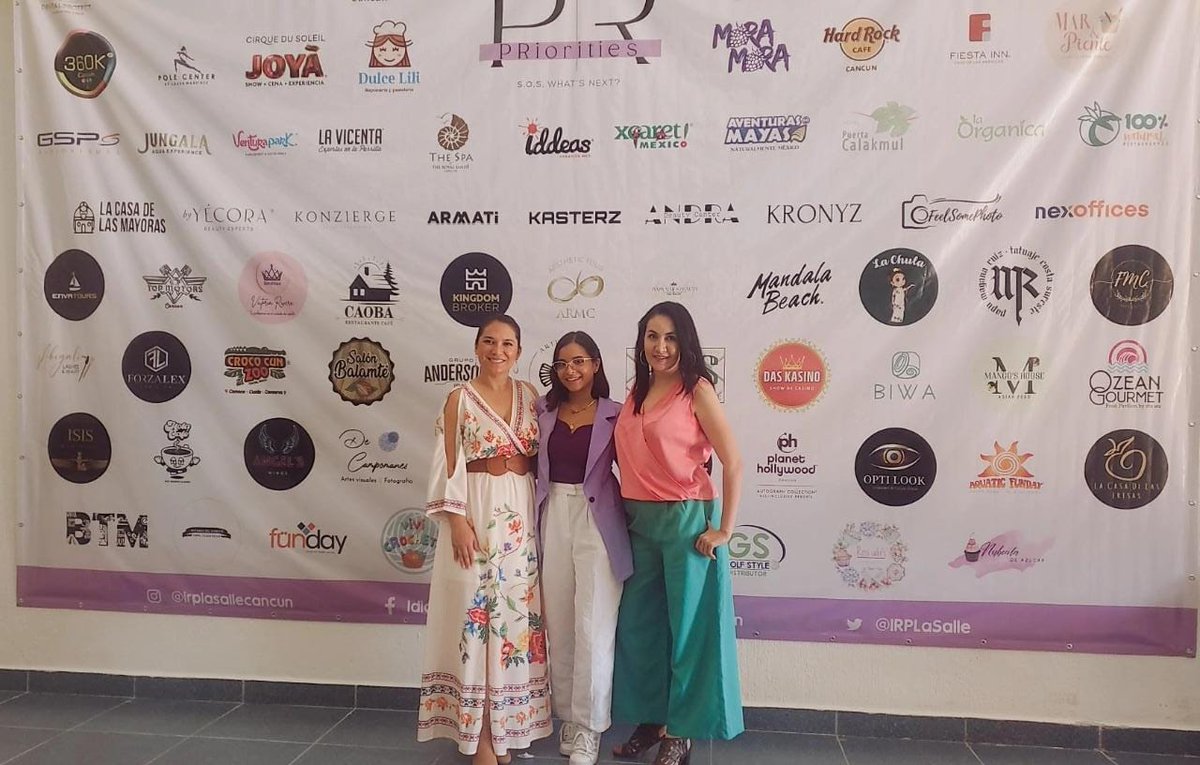 Acudí a la XII Jornada Académica: Priorities S.O.S What's Next? A cargo de los alumnos de sexto semestre de la carrera de Idiomas y Relaciones Públicas de la @LaSalleCancun 
felicidades a Itzel Mondragon Suárez  presidenta de la jornada y a su equipo por el excelente trabajo.