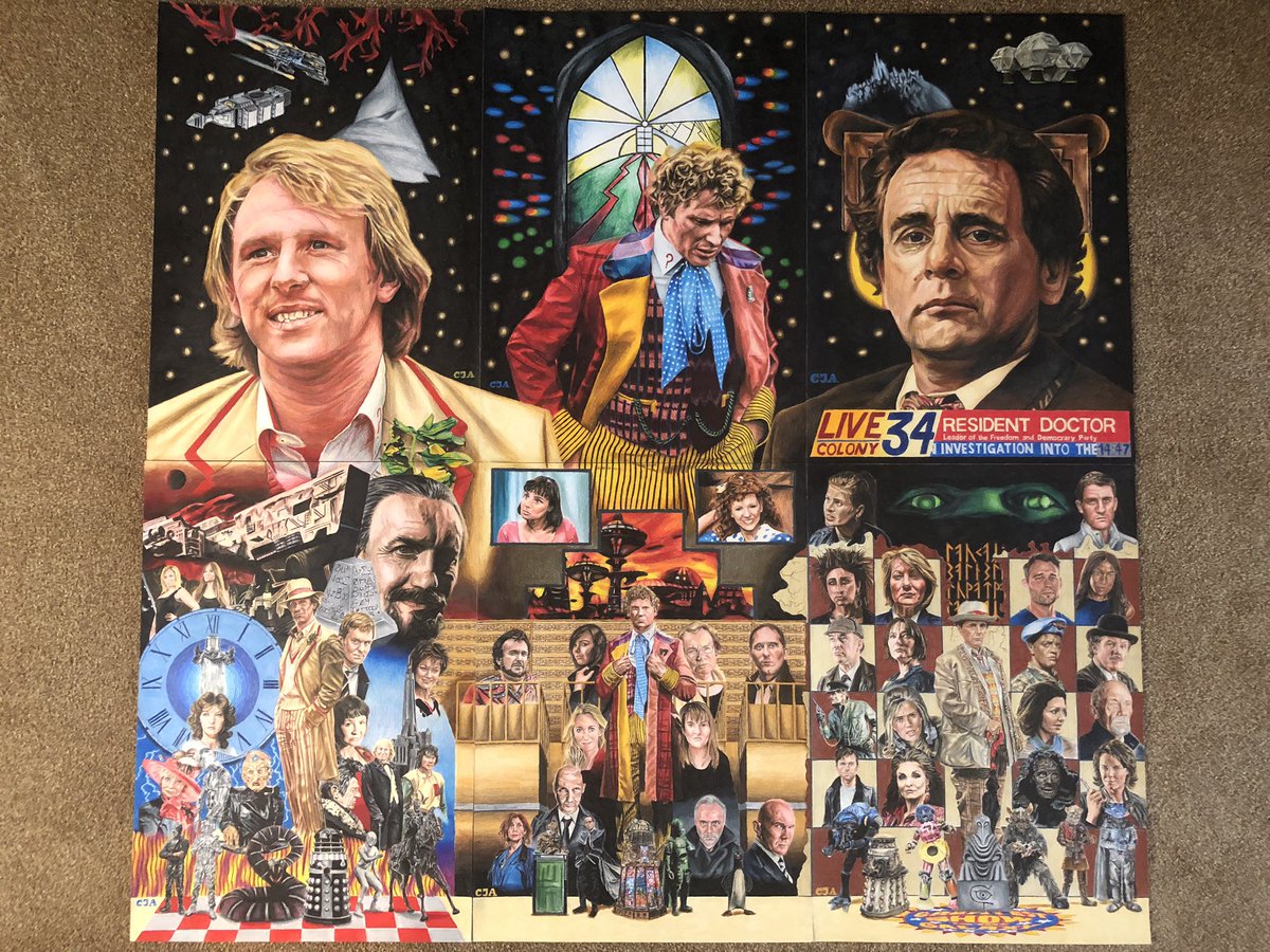 ConnorJAdkins's tweet image. Doctor Who: 1963-2013

#DoctorWho #DWArtistClub #WilliamHartnell #PatrickTroughton #JonPertwee #TomBaker #PeterDavison #ColinBaker #SylvesterMcCoy #PaulMcGann #ChristopherEccleston #DavidTennant #MattSmith #DoctorWhoFanArt