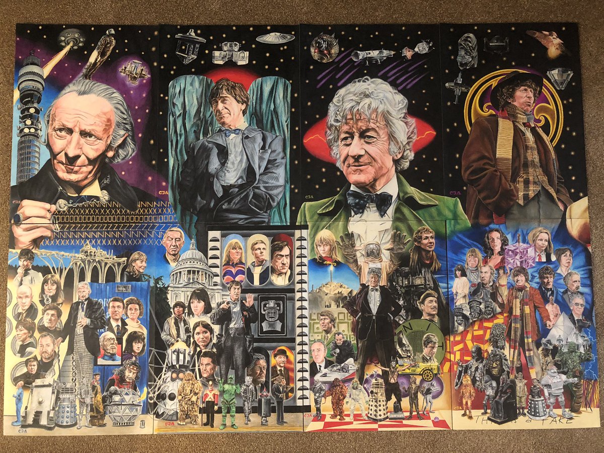 ConnorJAdkins's tweet image. Doctor Who: 1963-2013

#DoctorWho #DWArtistClub #WilliamHartnell #PatrickTroughton #JonPertwee #TomBaker #PeterDavison #ColinBaker #SylvesterMcCoy #PaulMcGann #ChristopherEccleston #DavidTennant #MattSmith #DoctorWhoFanArt