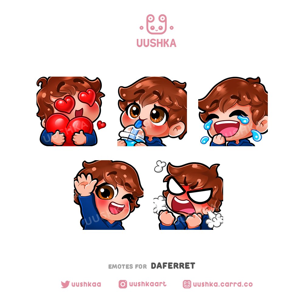 uushkaa's tweet photo. Twitch Emotes for: daferret

#emotes #commission #twitchemotes #emoteartist https://t.co/iSCbMGBGGD