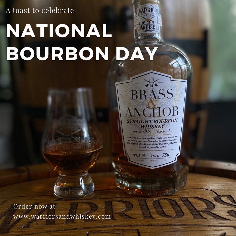 Happy National Bourbon Day!

Enjoy a pour with friends and family!
Cheers!
.
.
.
#nationalbourbonday #brassandanchor #bourbon #celebrate #betterwithfriends #warriorsandwhiskey #celebratingfreedomonesipatatime