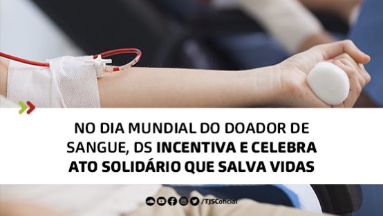 tjscoficial's tweet image. #EuSouDoador 🩸 | Um ato simples, tranquilo, seguro e que pode salvar vidas. A única ação que pode se enquadrar nessas características é a celebrada nesta quarta-feira (14/6), a doação de sangue.
tjsc.jus.br/web/imprensa/-…