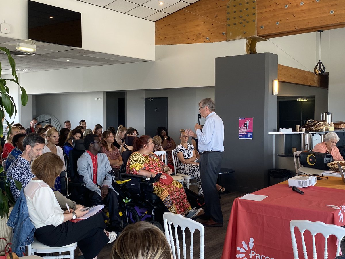 handidactique's tweet photo. Merci à  Inter Parcours Handicap 13, réseau associatif du handicap regroupant des acteurs du département 13 œuvrant dans le handicap denous avoir invité ce matin à l’Assemblée Générale, pour présenter la #charteRomainJacob et son évaluation #Handifaction https://t.co/LDZ39TfAIP