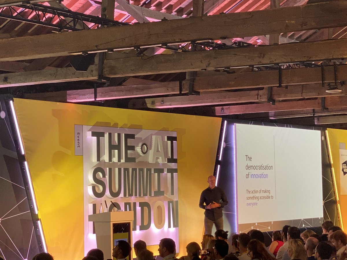 Brilliant day at London #AISummit - risk, regulation, insight, democratization, deep tech, bit of coding, hackathon and a whole bunch of healthcare context for all of us at @_cemplicity -  #LondonTechWeek continues to deliver!