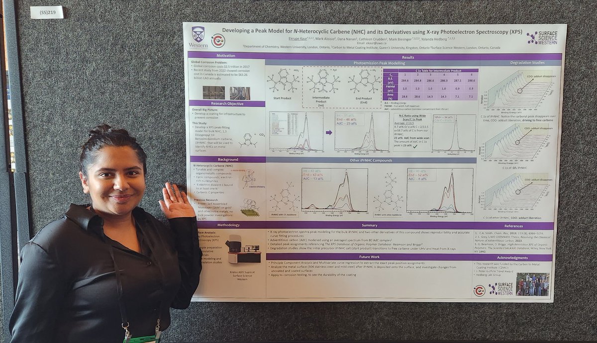 Carbon to Metal Coating Institute (C2MCI) (@_c2mci) on Twitter photo Congrats also to <a href="/rupee_kalirai/">Ekrupe (Rupee) Kaur</a> for winning best poster in the Surface Science division <a href="/csc2023/">CSC2023 - The Duke of Edinburgh's CSC Canada 2023</a>. Ekrupe is a student in the <a href="/HedbergLab/">Yolanda Hedberg</a> <a href="/westernuchem/">Chemistry at Western</a>. Congrats also to <a href="/rupee_kalirai/">Ekrupe (Rupee) Kaur</a> for winning best poster in the Surface Science division <a href="/csc2023/">CSC2023 - The Duke of Edinburgh's CSC Canada 2023</a>. Ekrupe is a student in the <a href="/HedbergLab/">Yolanda Hedberg</a> <a href="/westernuchem/">Chemistry at Western</a>.