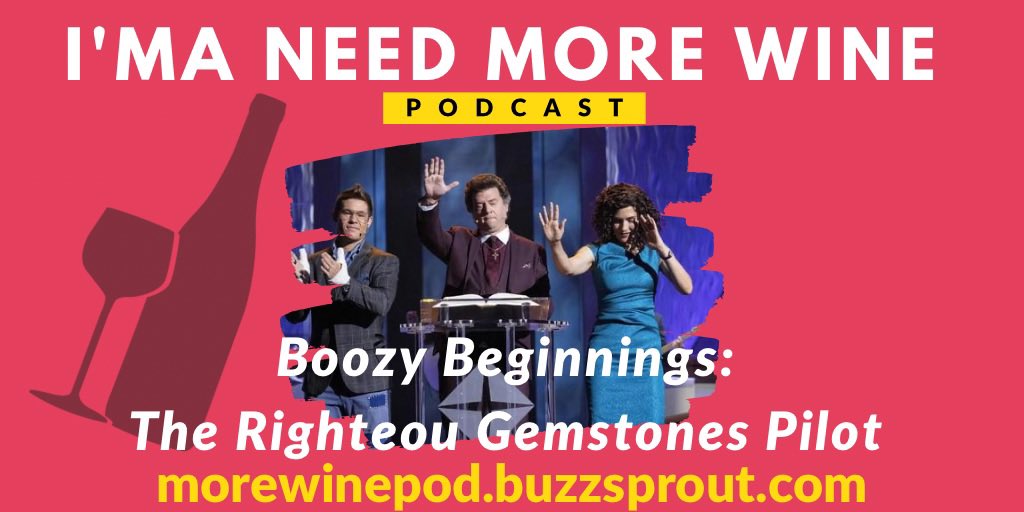 Happy Wine Wednesday! In anticipation of The Righteous Gemstones returning this Sunday, Candi (@S0veryTIRED) and I revisited the amazing pilot episode of this hilarious HBO series. Out now! #righteousgemstones #podsincolor 

morewinepod.buzzsprout.com/515839/13017081