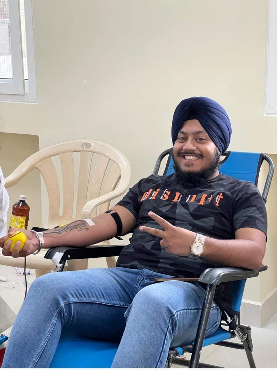 Harbans Singh (Blood Man) tweet media