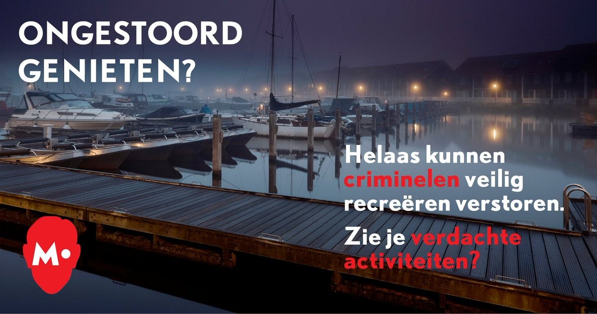 Vakantieparken, campings en jachthavens zijn voor criminelen dé ideale verstopplek met alle ruimte voor bijvoorbeeld drugshandel/ -productie, mensenhandel of opslag van gestolen goederen. Help jij mee om dit tegen te gaan? Meld verdachte signalen via 0800-7000 ☎️