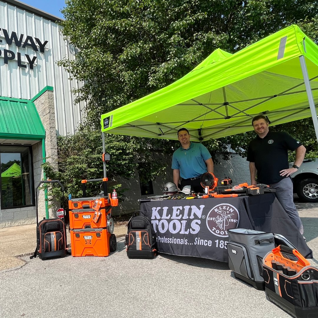 Thank you to everyone who stopped by our Klein Tools Father's Day Tent Sale last week! We couldn't have asked for more perfect weather to learn about Klein Tools and their industry-leading products.

#kleintools #electricians #electricianlife #electriciansoftwitter

@klein_tools
