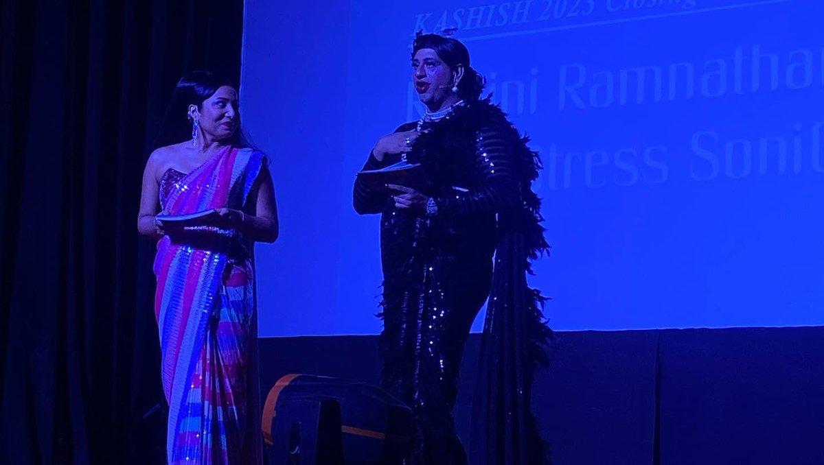QKnitFoundation's tweet photo. Glimpses from Day 5 of @KashishMIQFF 

#theqknit #queer #lgbtqia #lgbtq #lgbt #filmfestival #kashish #miqff #films #awards #winners #night #tuesday https://t.co/7kcEvru5Hb