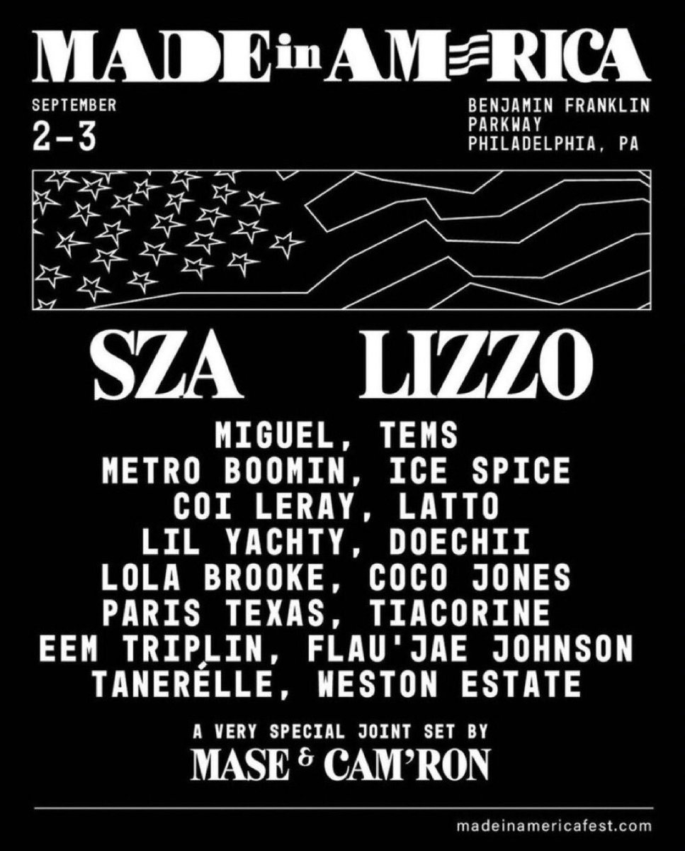 Latto is set to perform at the Made In America Festival on September 3rd. 

Get your tickets now: Miafest.lnk.to/tix