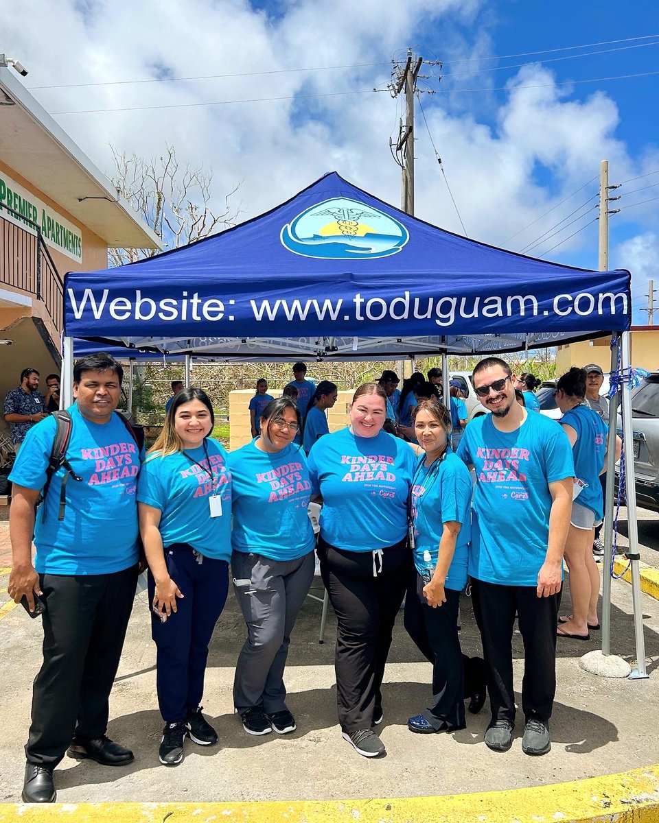 WorksiteLabs's tweet photo. In the wake of Typhoon Mawar, our staff joined forces with the @toduguamfoundation to help with their medical outreach initiative for those impacted in Guam. Throughout June we will continue to lend a helping hand to people in need. #KinderDaysAhead #Guam https://t.co/WNQMfGeSiQ