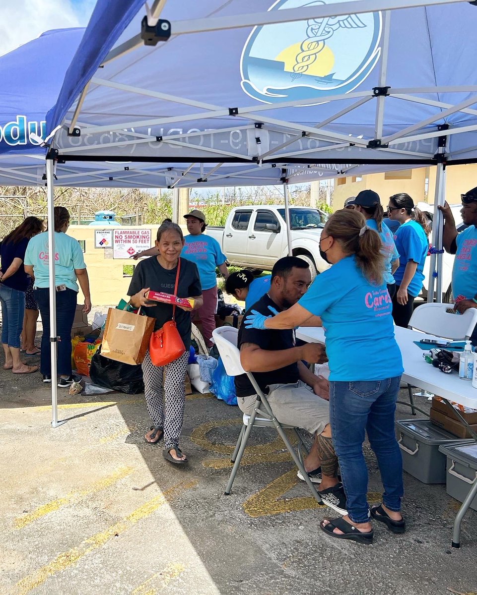 WorksiteLabs's tweet photo. In the wake of Typhoon Mawar, our staff joined forces with the @toduguamfoundation to help with their medical outreach initiative for those impacted in Guam. Throughout June we will continue to lend a helping hand to people in need. #KinderDaysAhead #Guam https://t.co/WNQMfGeSiQ