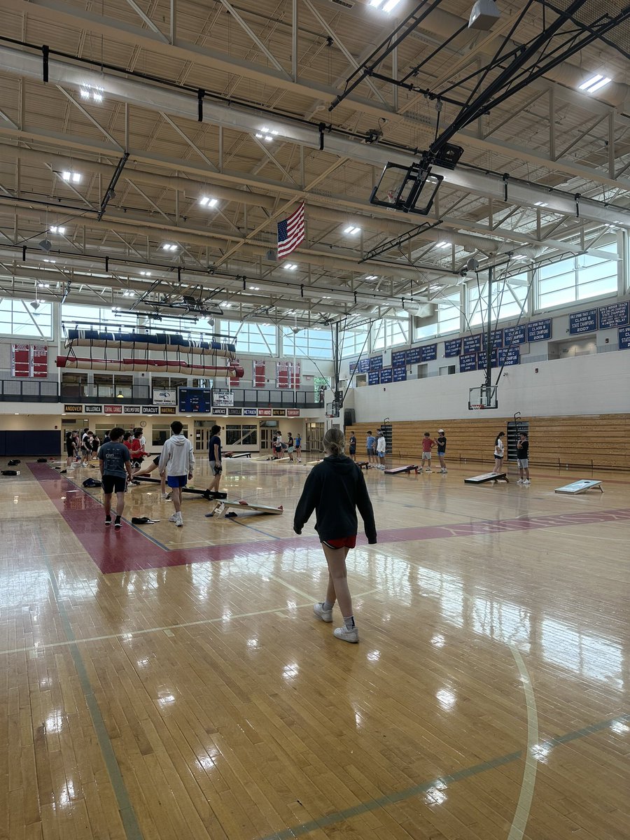 Ring814's tweet photo. Mikey Devlin and Jake Batts were the big winners at the Class of 2024’s Cornhole Tournament today! Congrats guys and thank you to all who participated! https://t.co/21MTsZfTKL