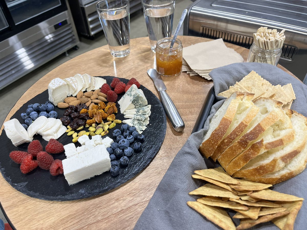 I have tasted the future at @ClimaxFoods - the plant-based brie and blue cheese were so much like the dairy versions it was almost disconcerting!!