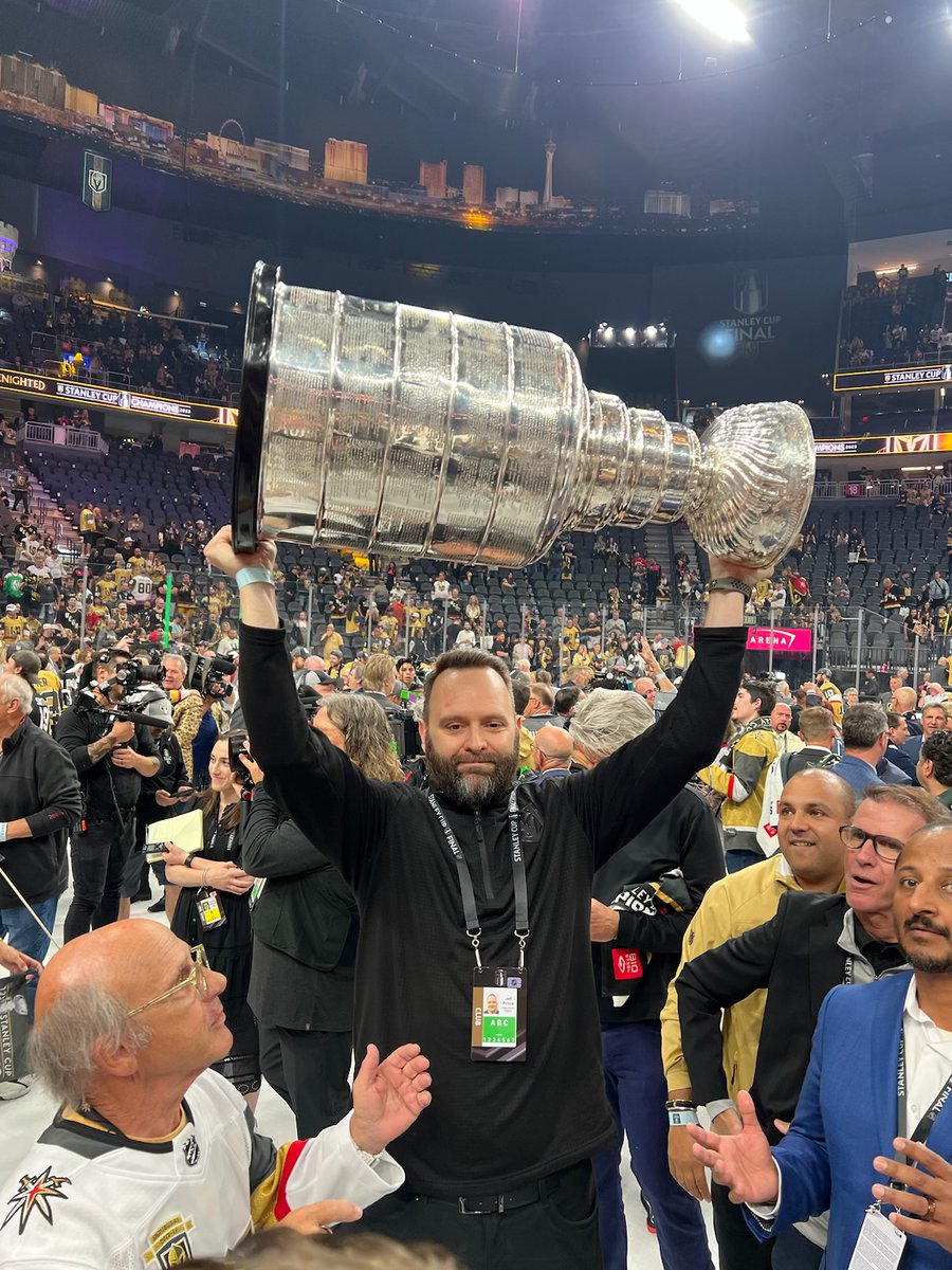 YegHealth's tweet photo. Congrats to our chiro pal Dr. Prince! Couldn’t happen to a better dude. @darthprince @VegasGldnKnghts @NHL #chiropractor https://t.co/dZbf9zkqI1