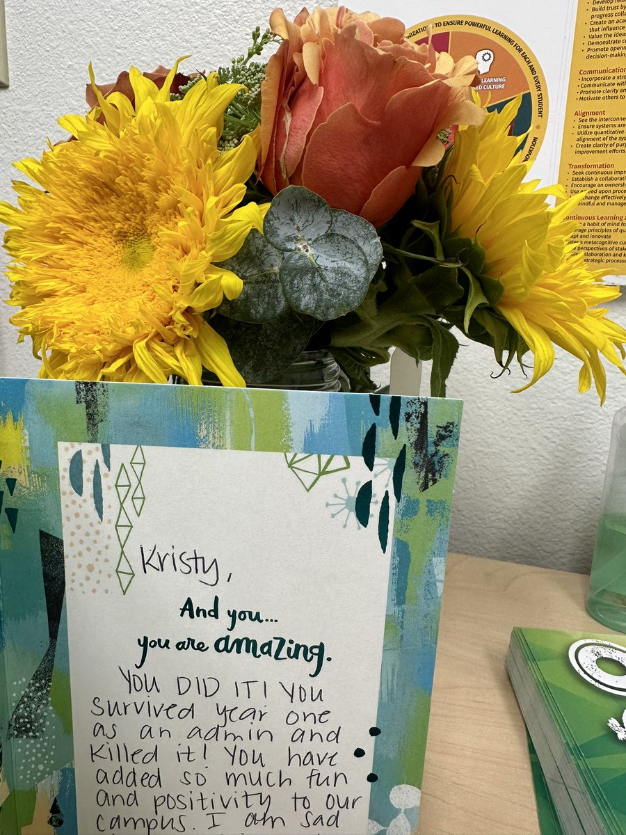 Sweetest messages from teachers! 
First year as an administrator ✅😀