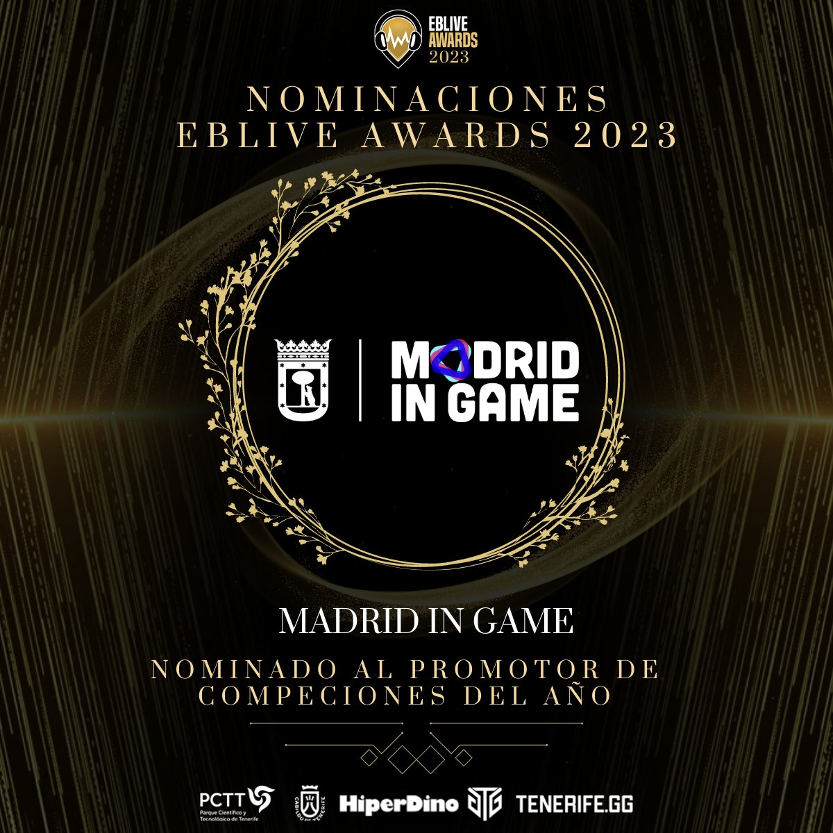 MadridinGame's tweet photo. #MadridinGame nominado a tres premios #EBLiveAwards 🏆

· Mejor proyecto innovador
· Marca de referencia
· Promotor de competiciones del año

Gracias a @EsportsBLive y, sobre todo, a todas las personas que trabajan día a día para que el proyecto crezca y cumpla sus objetivos. https://t.co/1m8jrtRaND