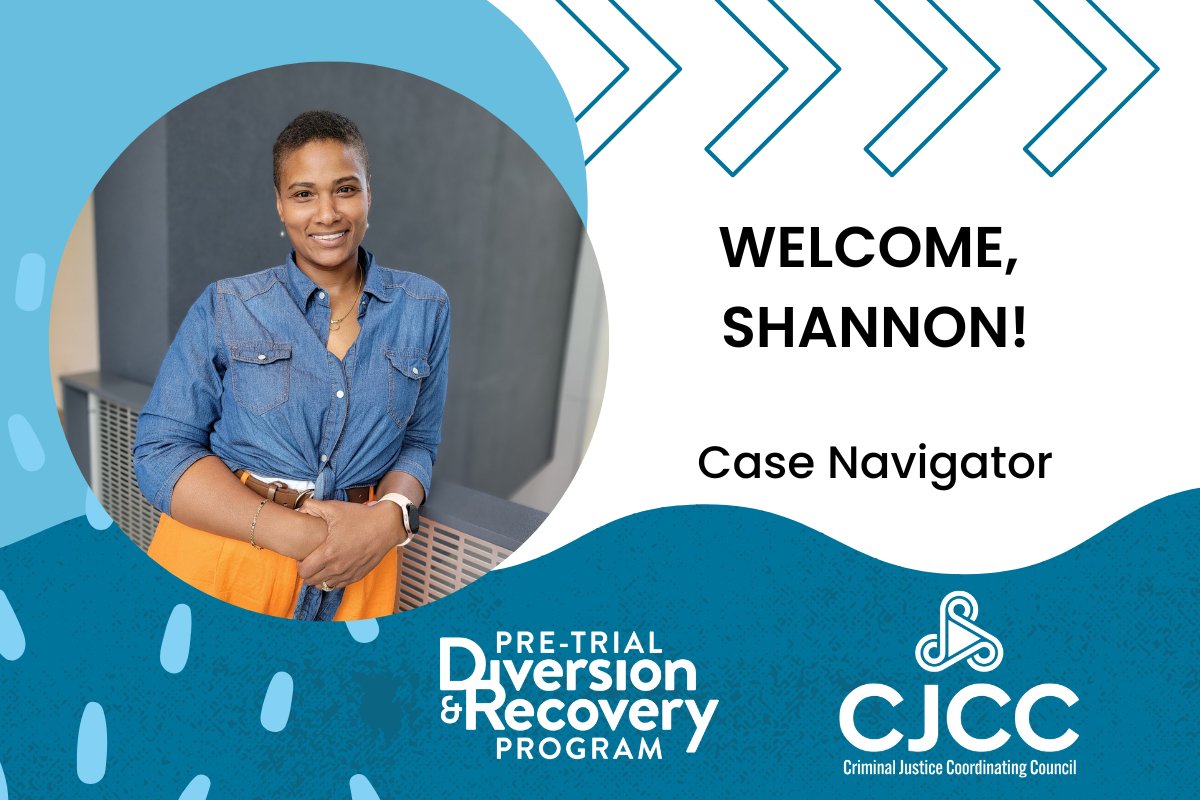 Join us in welcoming Shannon to the CJCC team as our second Case Navigator! 🤝 With her skills and dedication, Shannon will guide & support individuals navigating the justice system, ensuring access to the resources they need for a successful re-entry journey.
#RethinkJails