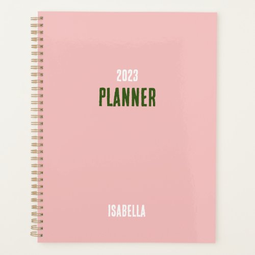 Blush Pink 2023 Personalized Planner. LAST DAY. 40% Off! zazzle.com/blush_pink_202… via @zazzle #planner #planners #journalbook #diary #plannergirl #wellbeing #mentalhealth #scrapbooking #journaling #stationery #shopsmall #momplanner #memorykeeping #journal #dailyplanning