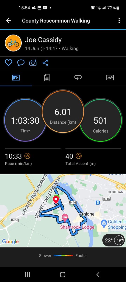JoeCassidyIRE's tweet photo. Day 90 #100daysofwalking23 @NTBreakfast #MentalHealthMatters #justdoit 10 to go ill get there https://t.co/PUXxmNeJeZ