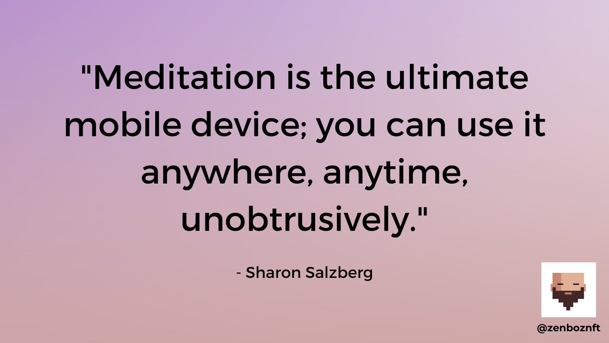 zenboznft's tweet image. #MindfulPause
Remember, you don't need a special place or time to meditate.

Today, simply sit in a comfortable spot, close your eyes, breathe slowly, and let your thoughts wash away like waves on a shore 😌

🧘🏻‍♀️🌊 Try it today &amp;amp; share your experiences below!