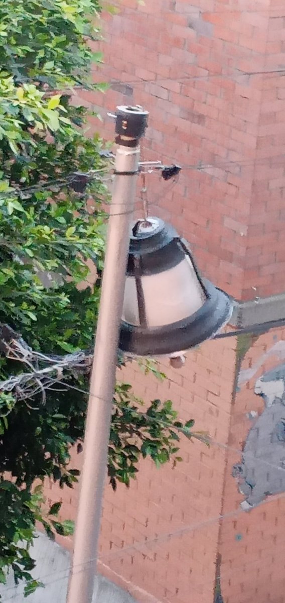 vecinos02756211's tweet photo. Buena Tarde @CICPue Reporte sin atender. Lampara solo sostenida por cables,a punto de caerse. Sobre ANDADOR DEL TRUENO entre EDIFICIO  E-22 y E-14 COL  INFONAVIT SAN BARTOLO https://t.co/ZxE8tsFhSD