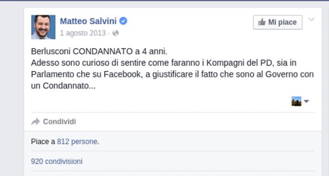 @LegaSalvini Ma è lo stesso #salvini? (E fosse l’unica stronzata pensata e poi rimangiata😅)
E invece…#salvinipagliaccio