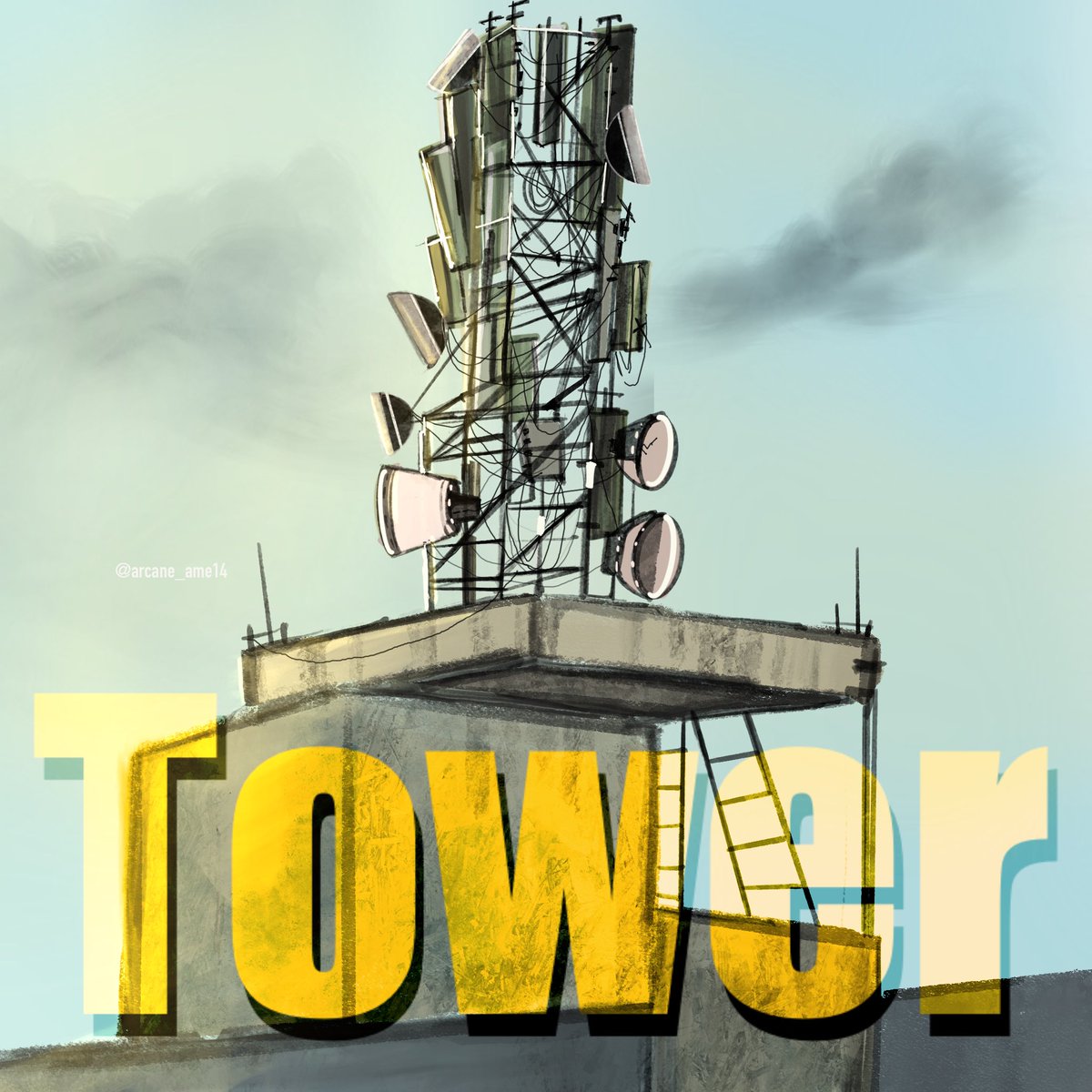 Rupali59015481's tweet photo. What you call a quick sketch ✍🏼 
Series 101 today’s prompt was (Towers) 

#DigitalArtist #illustrations #towers #art https://t.co/qCQit0XaxS