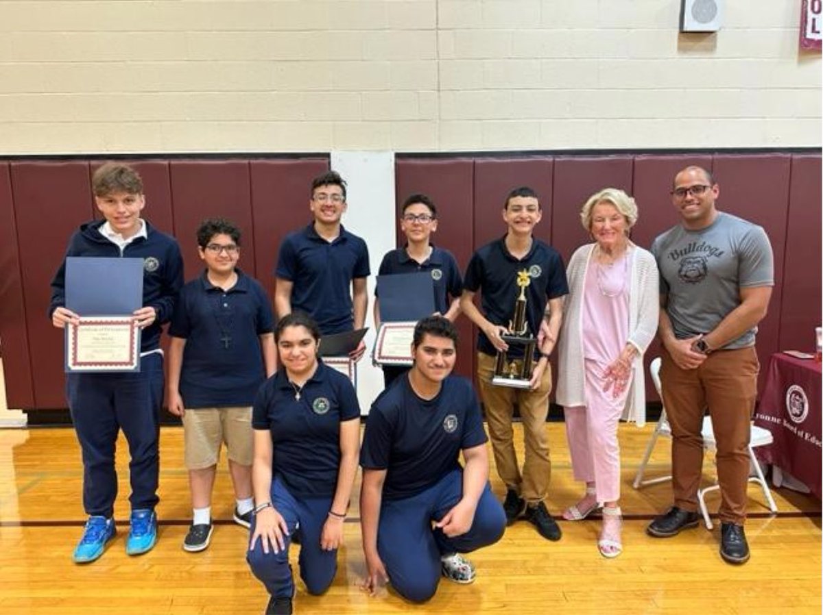Congratulations to this year's Mary J Donohoe's Robotics team for taking second place in the single robot challenge competition! @BayonneBOE @BPSScienceDept