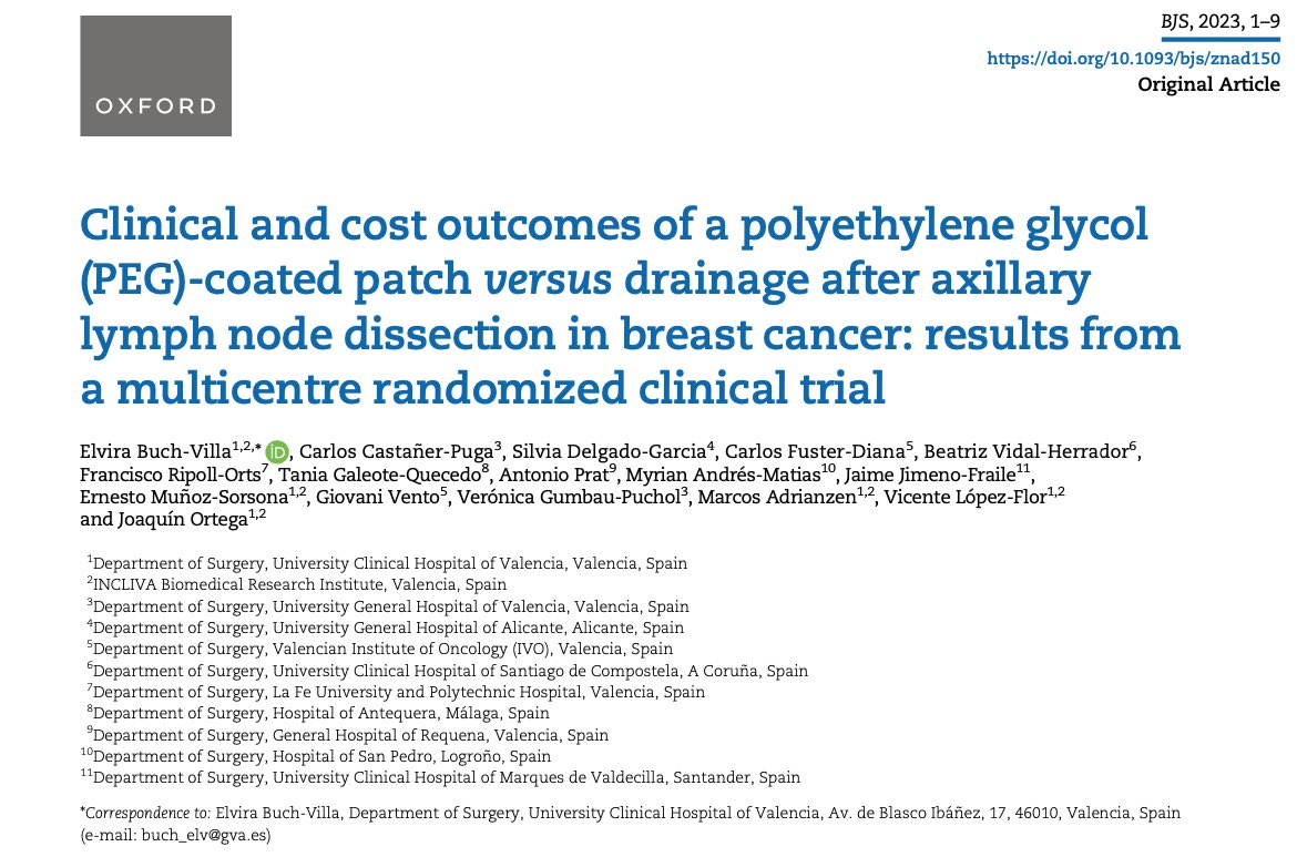MamaHCUV's tweet photo. 🤓📚Is the use of drainage after axillary lymph node dissection the best and most cost-effective option❓👉🏼 https://t.co/ox7HtXld2O 💪🏼💪🏼💪🏼@GVAclinic @aecirujanos @aec_mama @BJSurgery @incliva_iis @sespm @AEPCIMA @uchceu #breastcancer #breastsurgery https://t.co/2AMDU4p4Lz