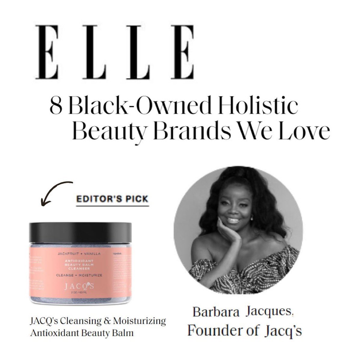 HWAINC's tweet photo. Congratulations @_barbarajacques on the feature in @elleusa  We love when Black women are taking on the beauty industry by storm. #haitianexcellence #blackwomeninbeauty #Repost from @_barbarajacques https://t.co/fkIbsQIxEL