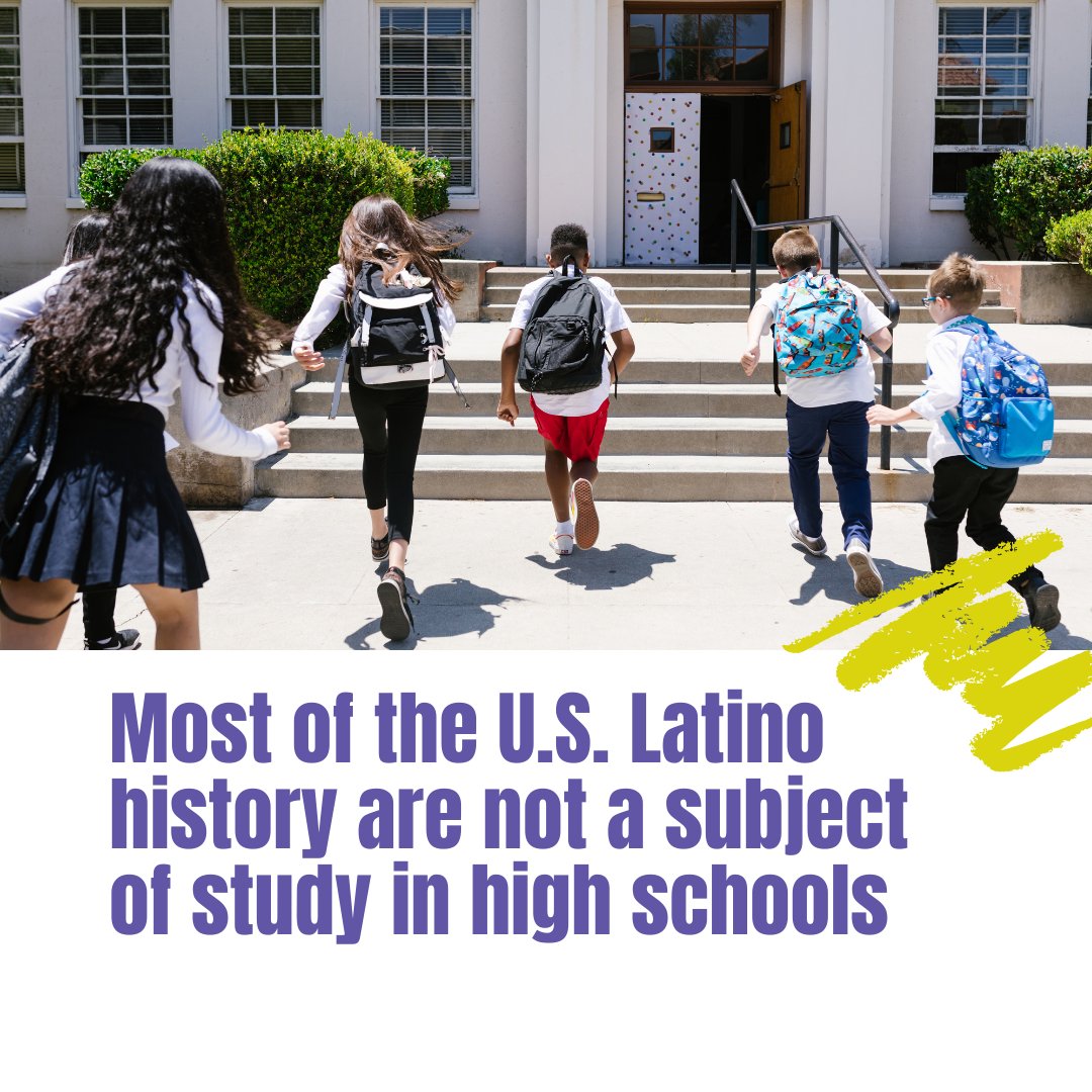 📷Did you know that most U.S. history textbooks leave out key Latino topics? Go check our post on Instragram and learn how we can make a difference.
instagram.com/p/CtUGj1Bsbxm/