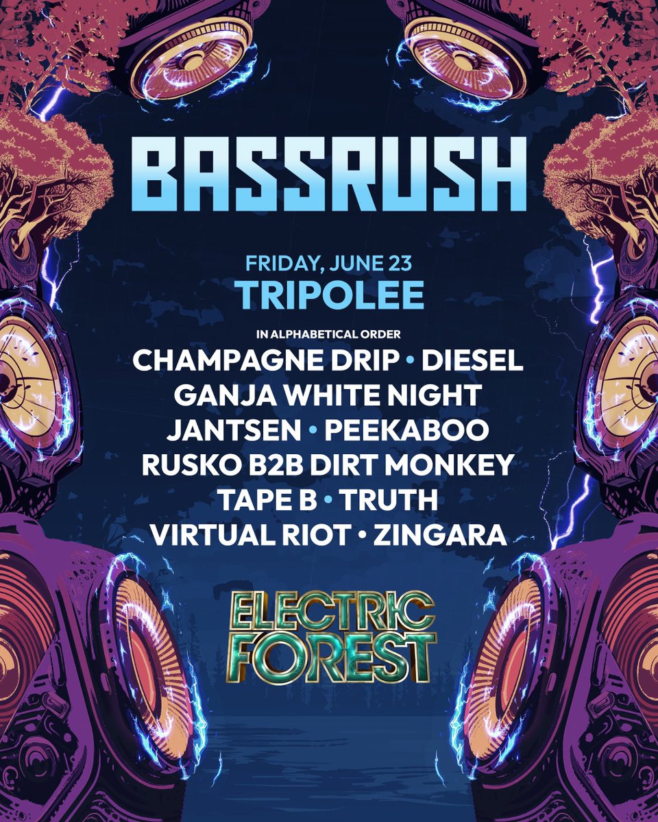 Electric Forest lineup