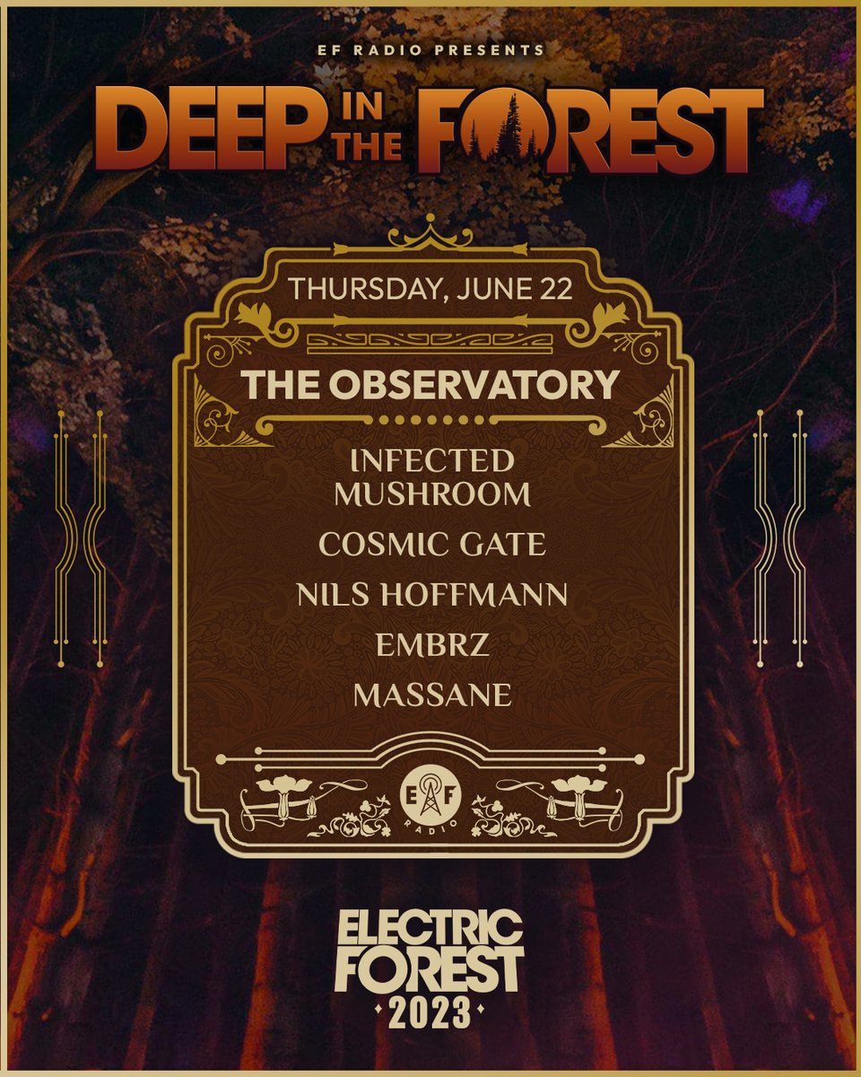 Electric Forest lineup