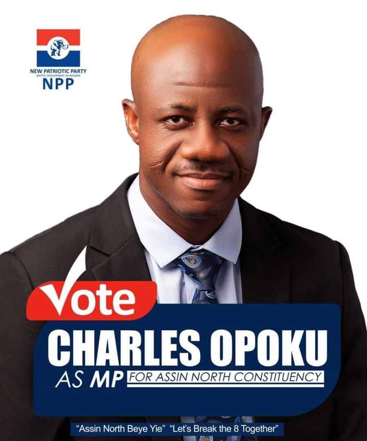 For development, vote for Charles Opoku as the Member of Parliament for Assin North constituency
#AssinNorth beye yie 
#Wearebreakingthe8together#