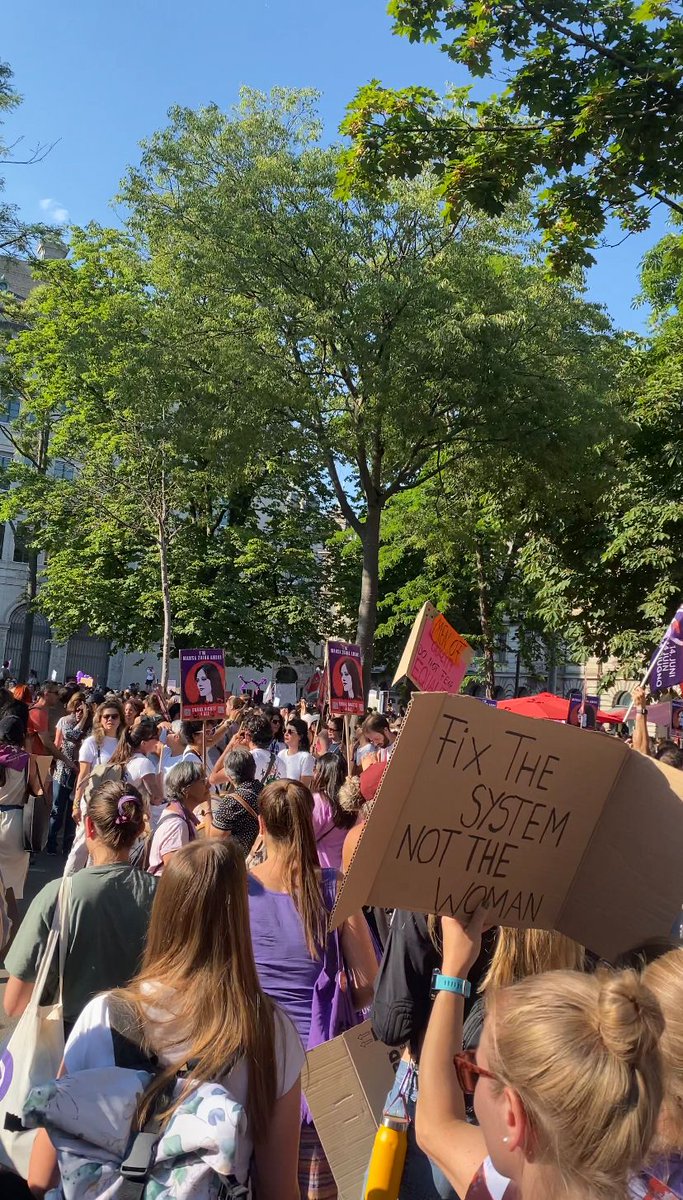 Striking for equal pay gap and no discrimination in the workplace! 💜 #feministischerstreik #Zurich #STEM