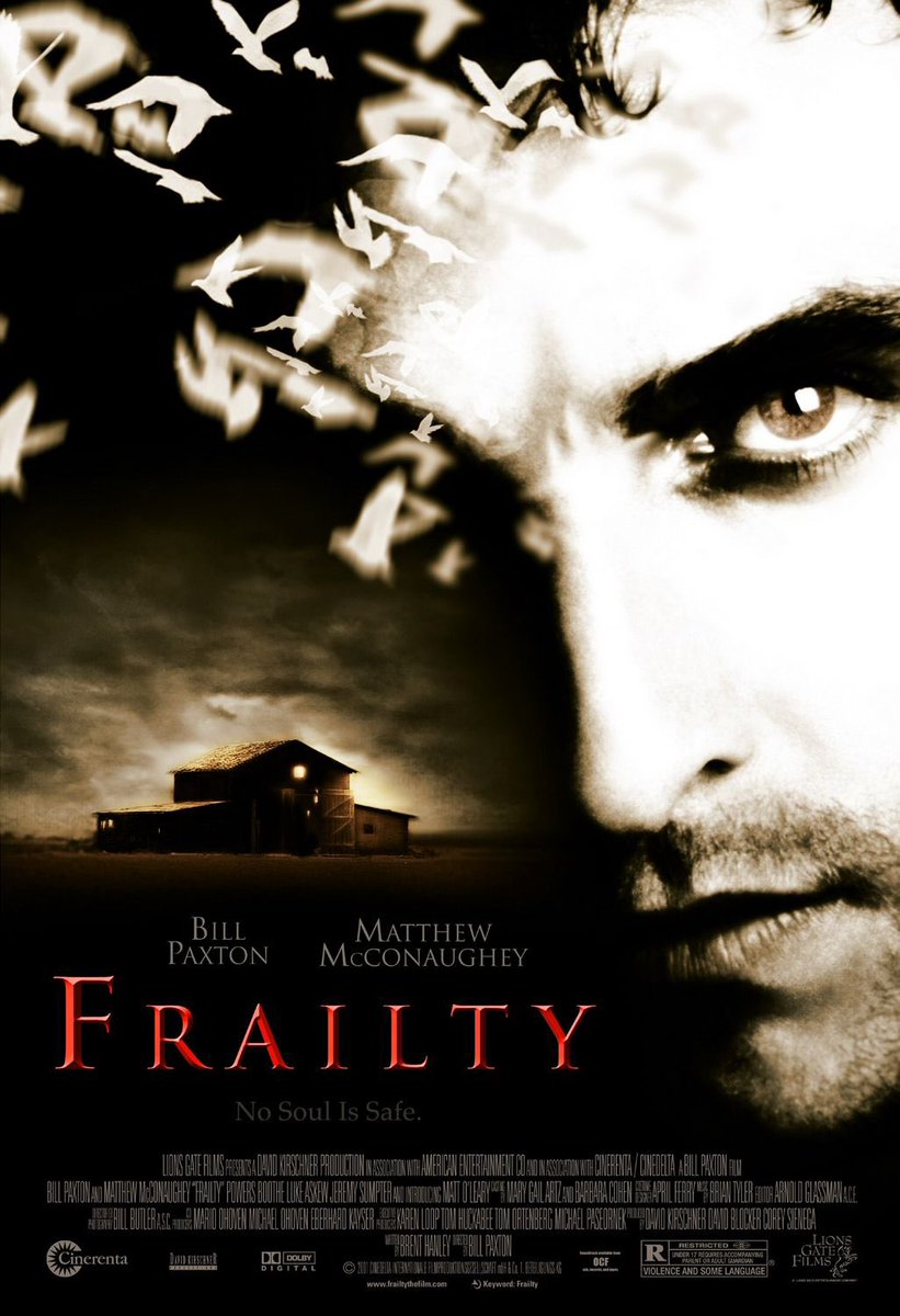 what’s a movie that had the biggest plot twist ever & still blows your mind? 

Frailty (2001) 🪓