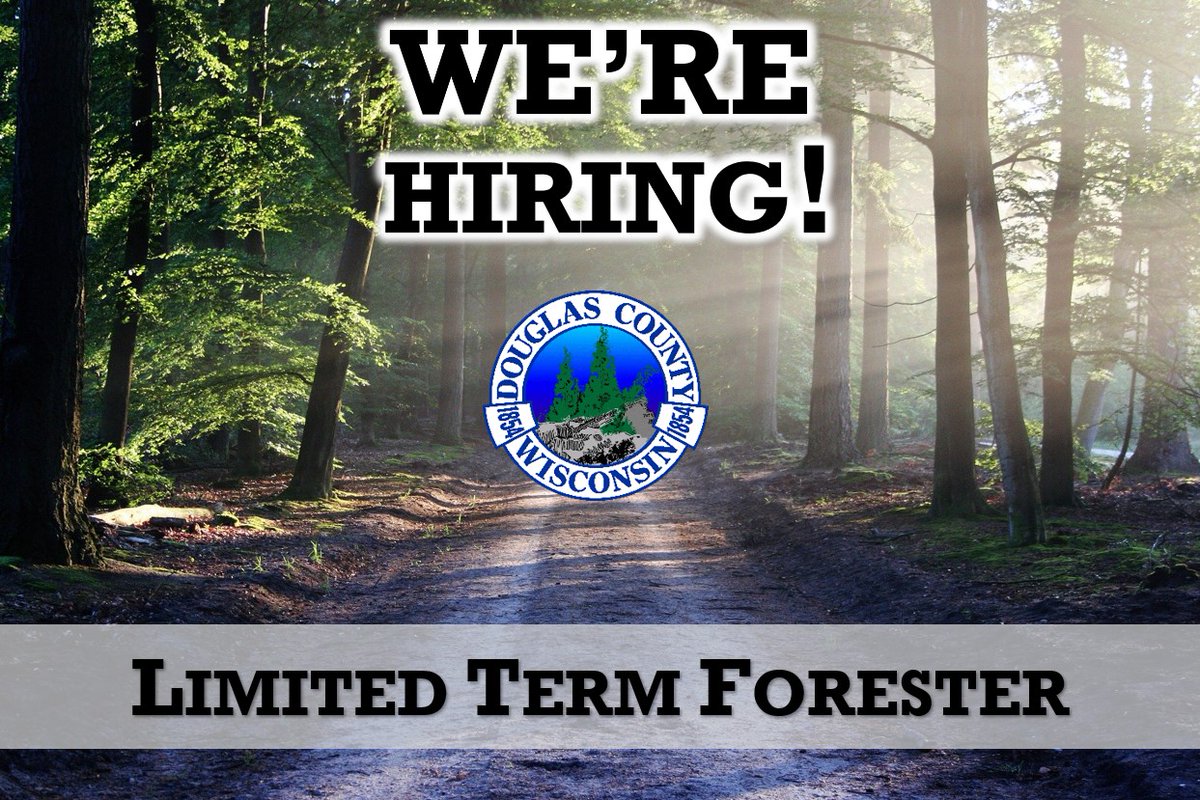 Douglas County is hiring a Limited-Term Forester. Visit governmentjobs.com/careers/dougla… for more information or to apply!