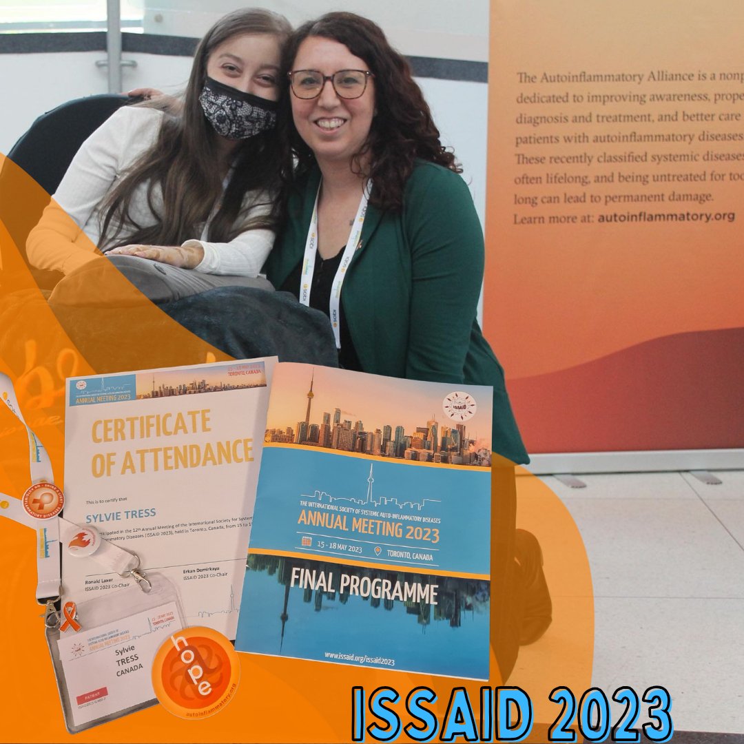 #ISSAID2023 I'm honoured to have finally met Chris Kinchlea @ckinchlea, the President of The Canadian Autoinflammatory Network <a href="/CdnANetwork/">Canadian Autoinflammatory Network</a>, &amp; the rest of the board in person! Photo credits by Will Kinchlea <a href="/wkinchlea/">Will Kinchlea</a>. 

#AutoinflammatoryAwareness